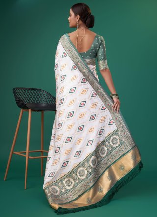 Tiptop Multi Colour Patola Silk Designer Sari with Weaving Work