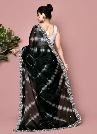 Tissue Classic Saree In Black