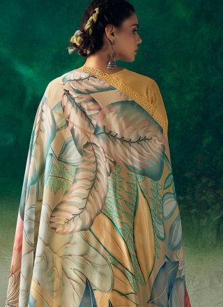 Topnotch Yellow Muslin Salwar Suit