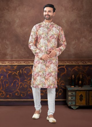 Versatile Multi Colour Jacquard Kurta Pyjama