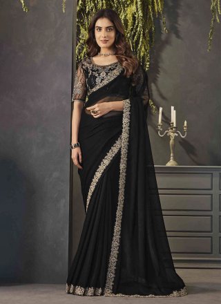 Premium Quality Double Warp Soft Pure Cotton Saree in Black and Copper –  Bengal Looms India