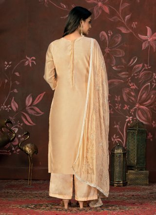 Woven Work Organza Designer In Gold Woven Work Organza Designer In Gold