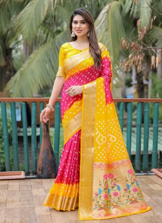 Bandhej saree online best sale