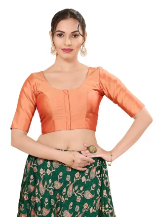 Baronial Pink Brocade Blouse