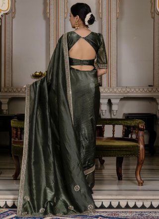 Black Crush Contemporary Saree
