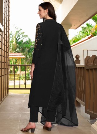 Black Georgette Salwar Suit