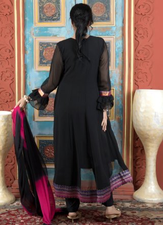 Black Georgette Salwar Suit