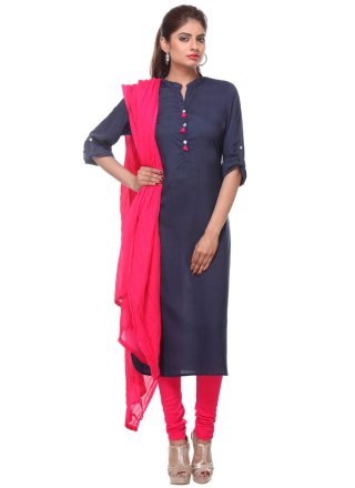Blue Cotton Readymade Style with