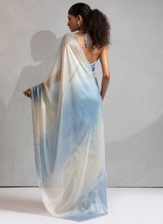 Blue Fandy Traditional Saree