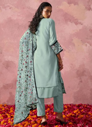 Blue Georgette Salwar Suit