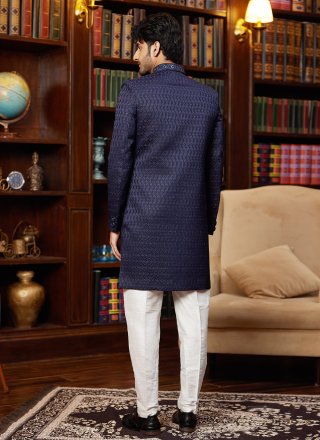 Blue Imported Indo Western