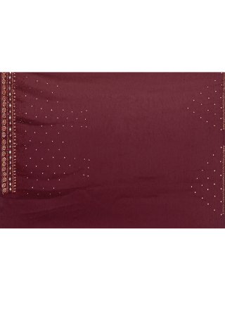 Brown JIMMY CHU Hand Work Trendy Saree