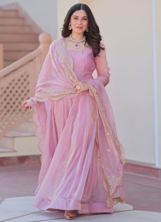 Chiffon  Designer Gown