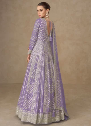 Chinon  Designer Gown In Lavender