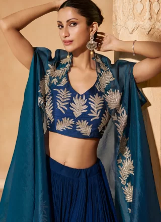 Chinon Readymade Lehenga Choli In Morpeach