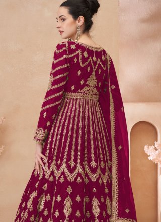 Chinon Readymade Lehenga Choli with Embroidered, Sequins and Zari Work