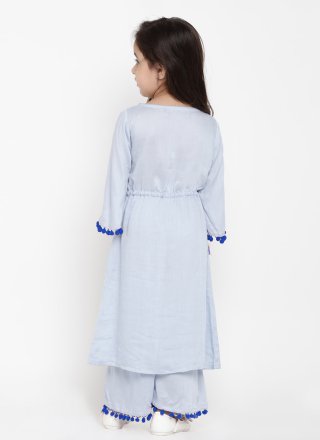 Cotton Designer Kurti In Blue