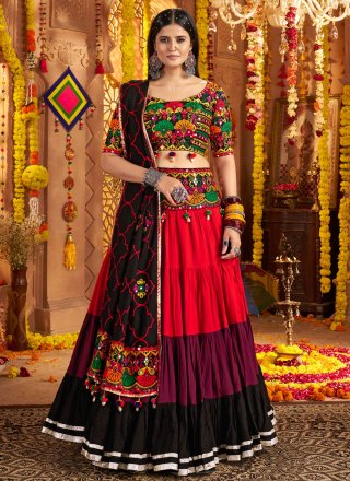 Cotton Readymade Lehenga Choli In Multi Colour