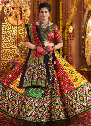 Cotton Readymade Lehenga Choli In Multi Colour
