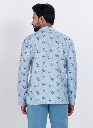 Cotton Short Kurta In Multi Colour
