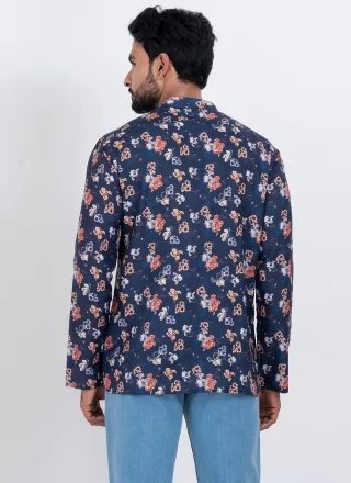 Cotton Short Kurta In Multi Colour