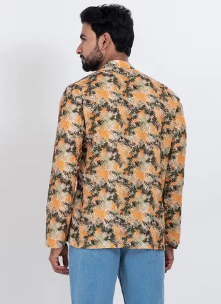 Cotton Short Kurta with Digital Print Work