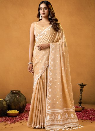 Shop Jacquard Printed Classic Designer Saree Online : 178584 -