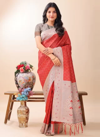 Buy Maroon Georgette Classic Saree : 233095 -