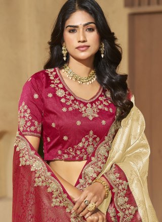 Cream Jacquard Contemporary Sari with Cord, Embroidered, Sequins, Weaving and Zari Work