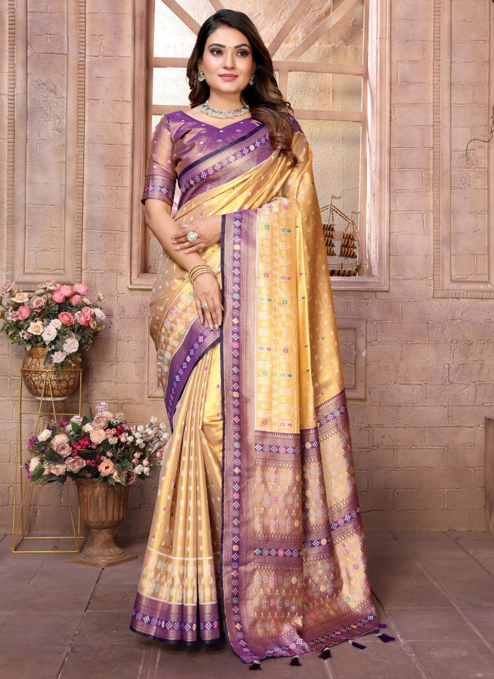 customary-cream-banarasi-silk-