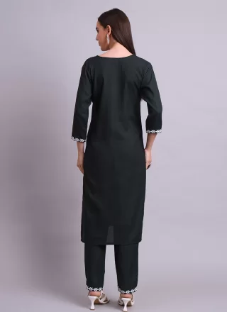Green Cotton Designer Kurti