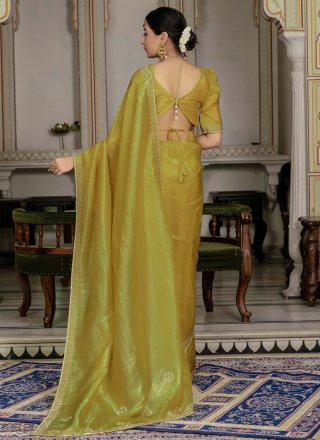 Green Crush Designer Saree