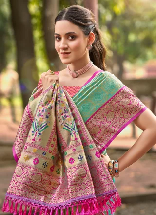 Green Kanjivaram Silk Casual Saree