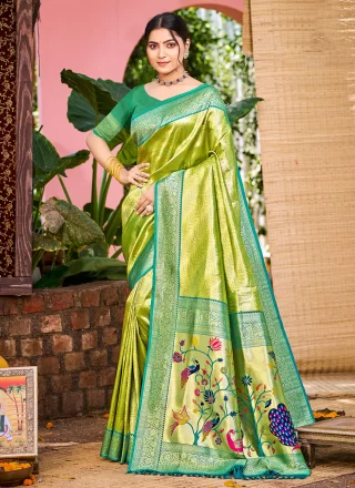 Green Kanjivaram Silk Classic Saree