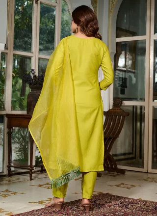 Green Rayon Salwar Suit