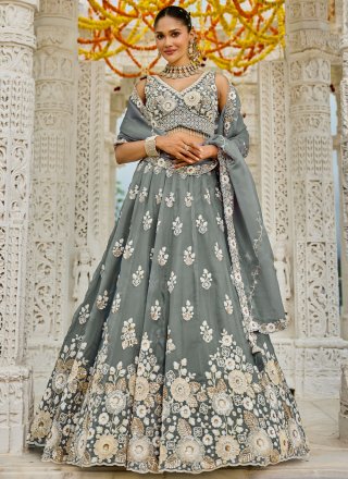 grey navratri dress Special Jacquard Swarovski Lehenga Choli and Grey Navratri Special Jacquard Swarovski Chaniya Choli Online Shopping checker