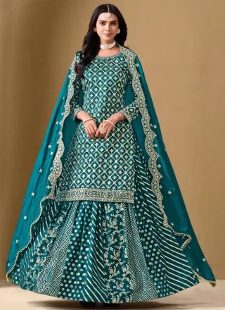 Impressive Morpeach Pure Dola Readymade Lehenga Choli with Jacquard Work