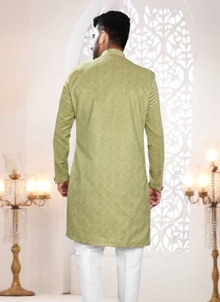 Jacquard Indo Western In Green
