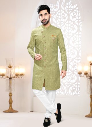 Jacquard Indo Western In Green