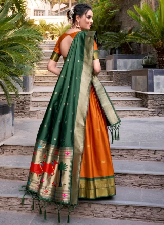 Jacquard Silk Lehenga Choli