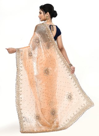 JIMMY CHU Trendy Saree with Hand Work