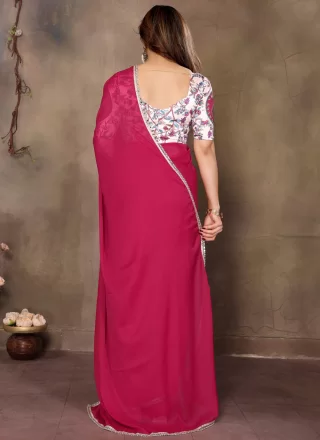 Lavish Rani Georgette Trendy Saree