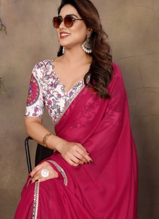 Lavish Rani Georgette Trendy Saree