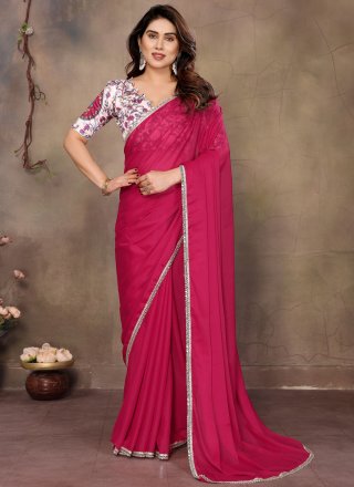 Lavish Rani Georgette Trendy Saree