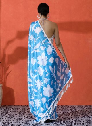 Magnetic Firozi Chinon Classic Sari
