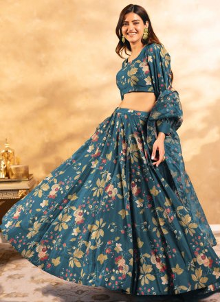 Morpeach Chinon Readymade Lehenga Choli