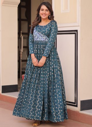Morpeach Jacquard, Print and Weaving Work Jacquard  Designer Gown