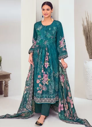 Morpeach Muslin Salwar Suit