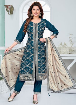 Morpeach Silk Readymade Salwar Suit
