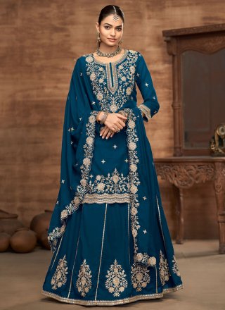 Morpeach Vichitra Silk Readymade Lehenga Choli